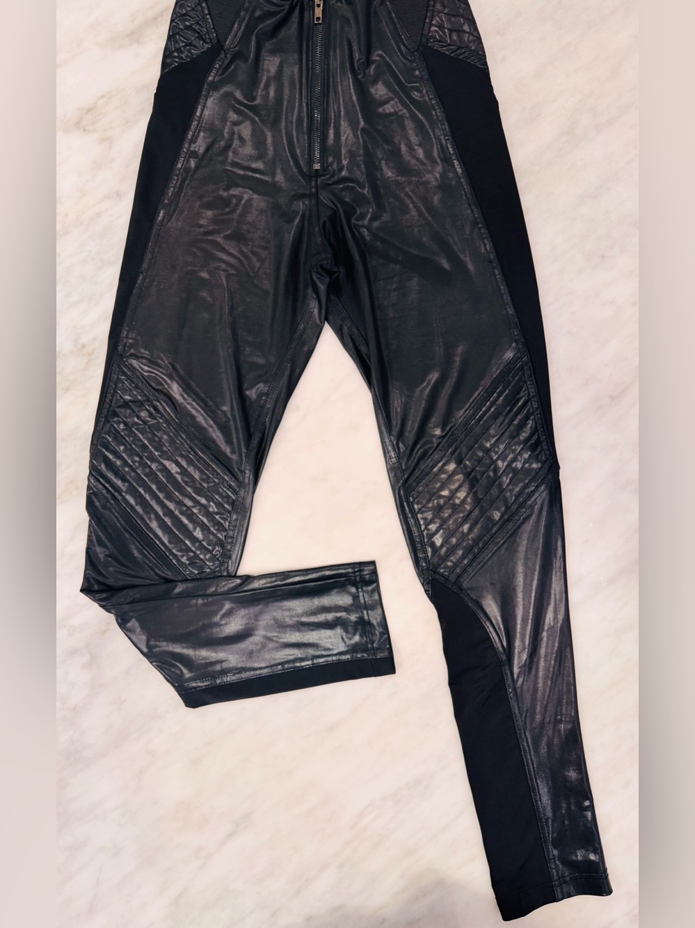 CARIBBEAN QUEEN Moto Legging - SIZE L - BLACK